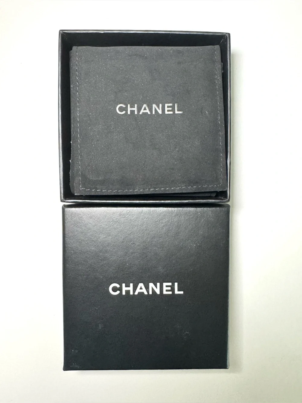 Chanel Crystal Pearl Chanel Charms CC Logo Drop Earrings in Gold W Box